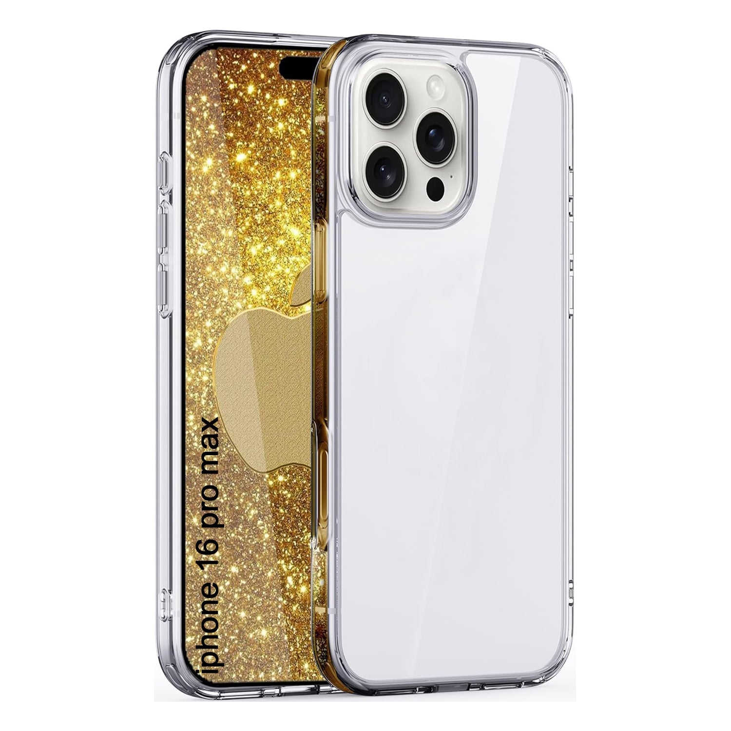 Transparent Hard Case For IPhone 16 Case (1 Pc) Transparent Hard Case For IPhone 16 Case (1 Pc)